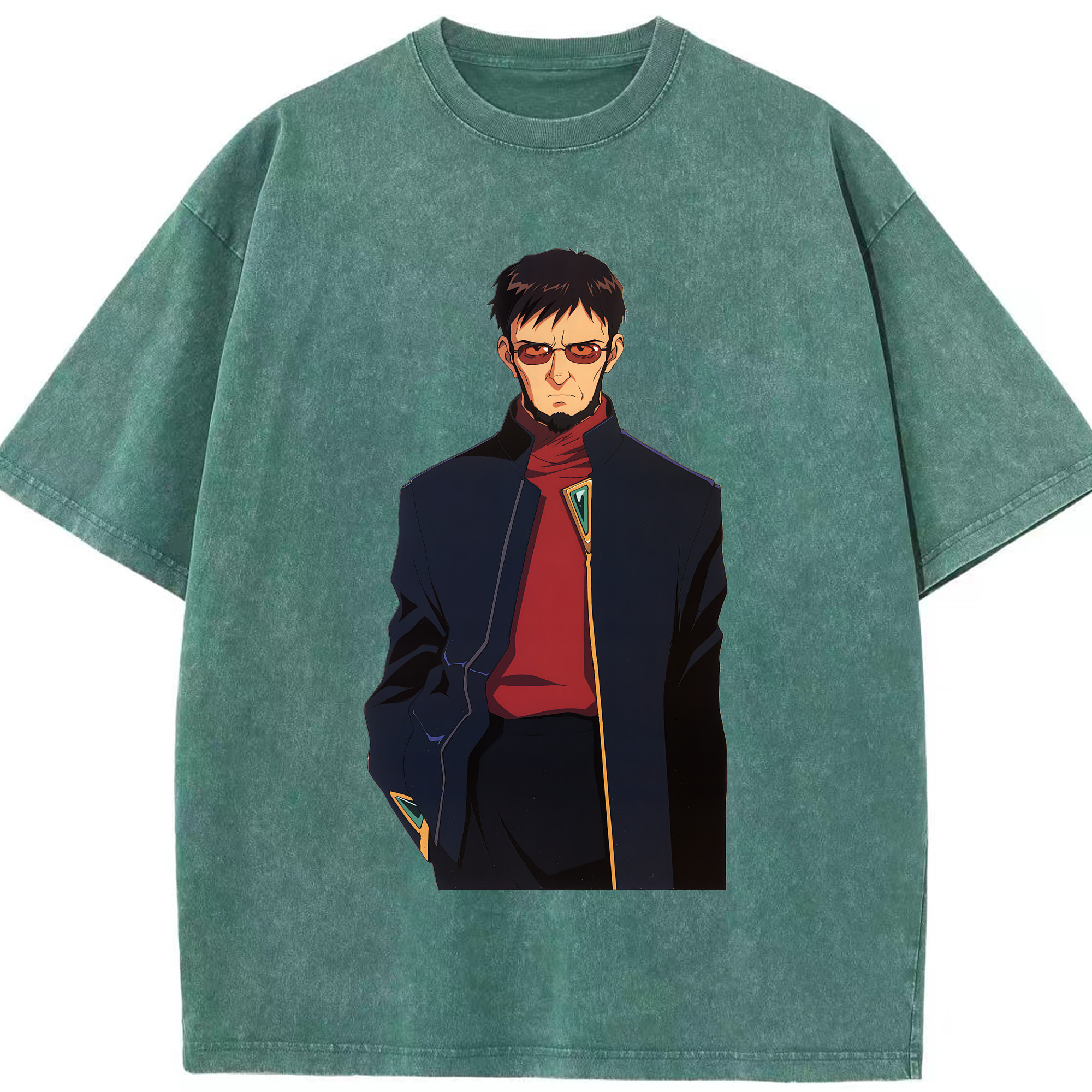 （画像用） EVA 新世紀エヴァンゲリオン 綿100% ヴィンテージ風 半袖Tシャツ（フロントプリント）